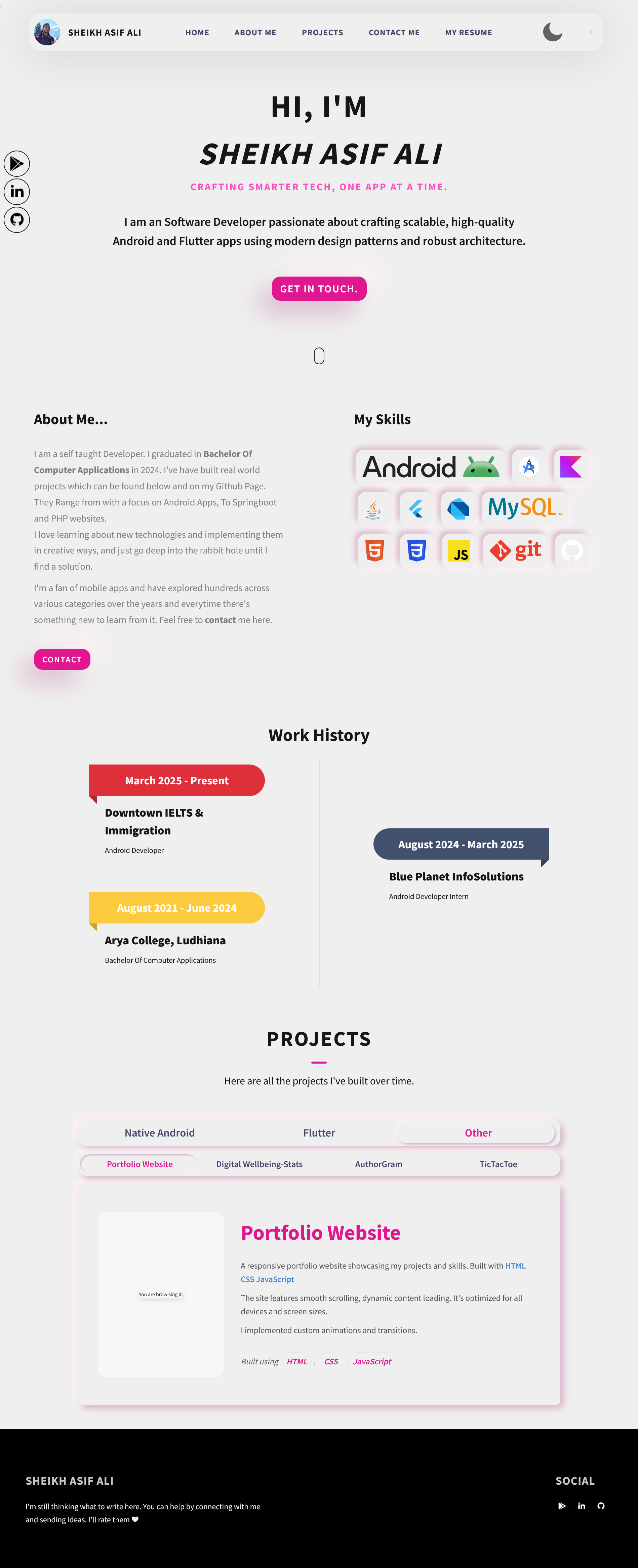 🌟Personal Portfolio 2.0🌟